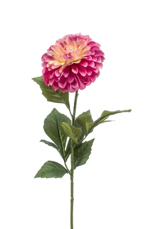 Dahlia paars/roze kunstbloem 58 cm